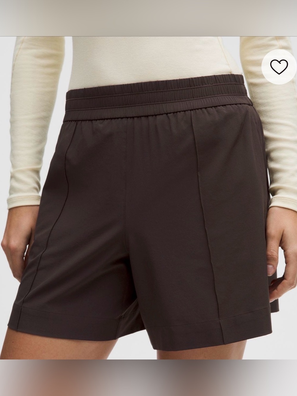 lululemon Breezily Mid-Rise Short 6” in Mahogany Muse